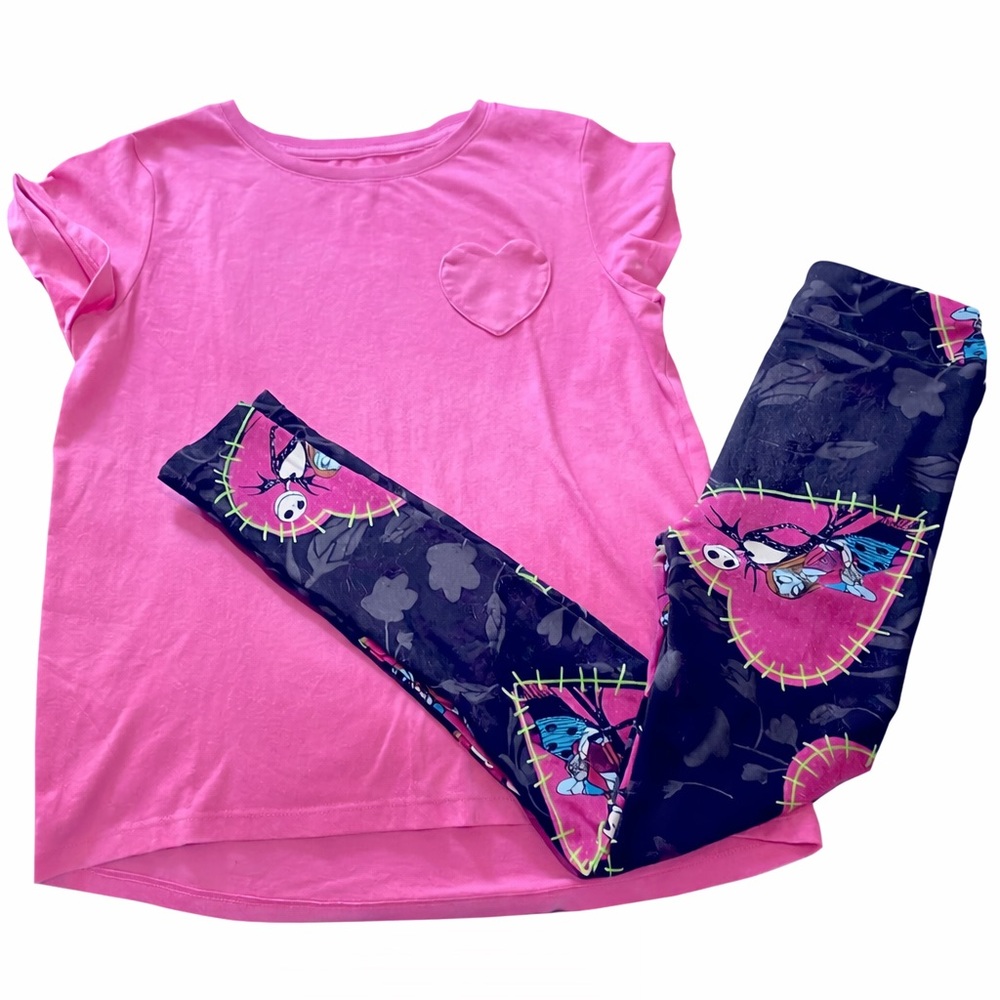 Girls Nightmare Before Christmas Leggings Set